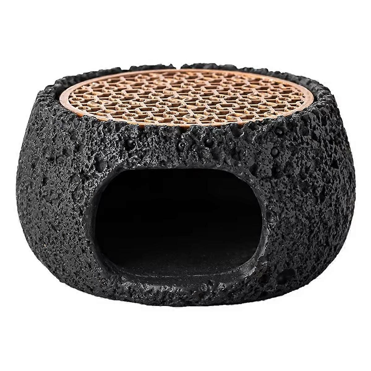 Artistic Rock Material Round Plate for Candle Heating A
