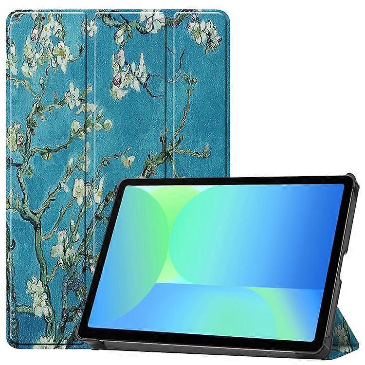 Compatible For Samsung Galaxy Tab S10 FE / S9 FE Case Pattern Print Leather Stand Tablet Cover