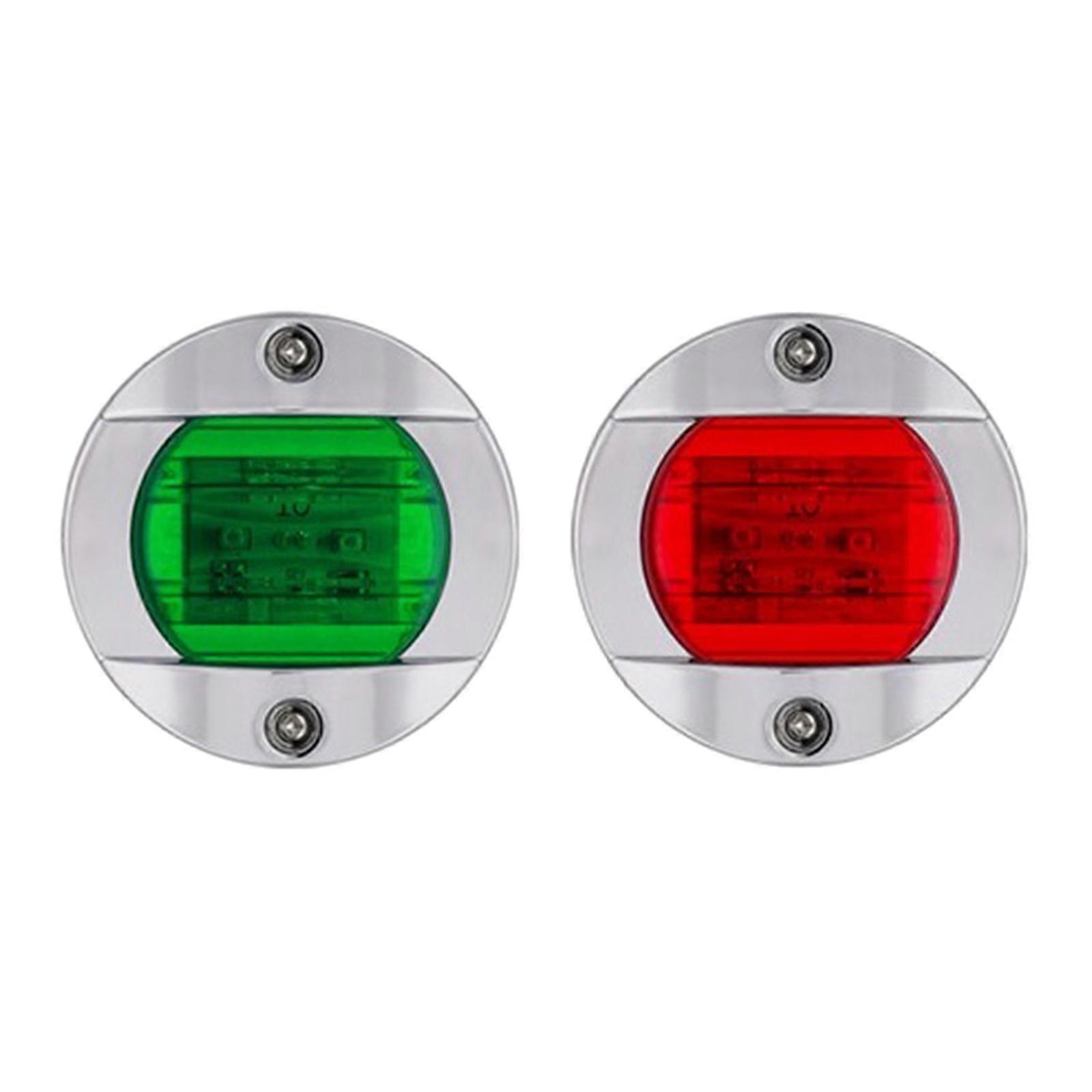 Boat Navigation Lights, LED Light, Boat Navigation Lights Red and Green, Horizontal Mount Sidelight, 12V,Universal