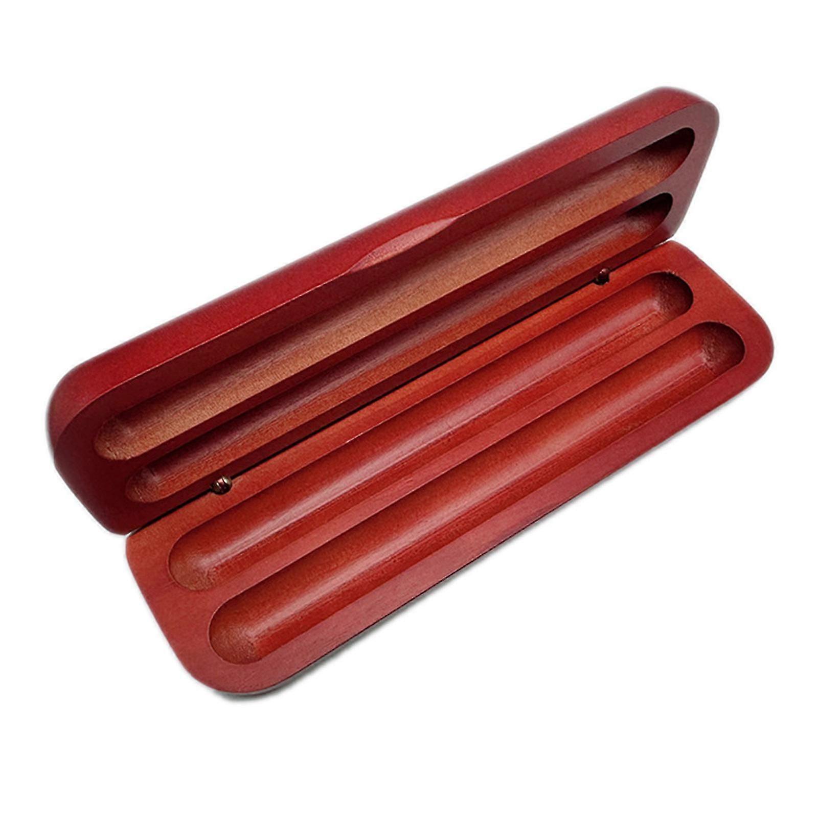 Wood Pen Display Case Single/Double Pen Storage and Fountain Pen Collector Presentation Case Organizer Box with Lid -HK601