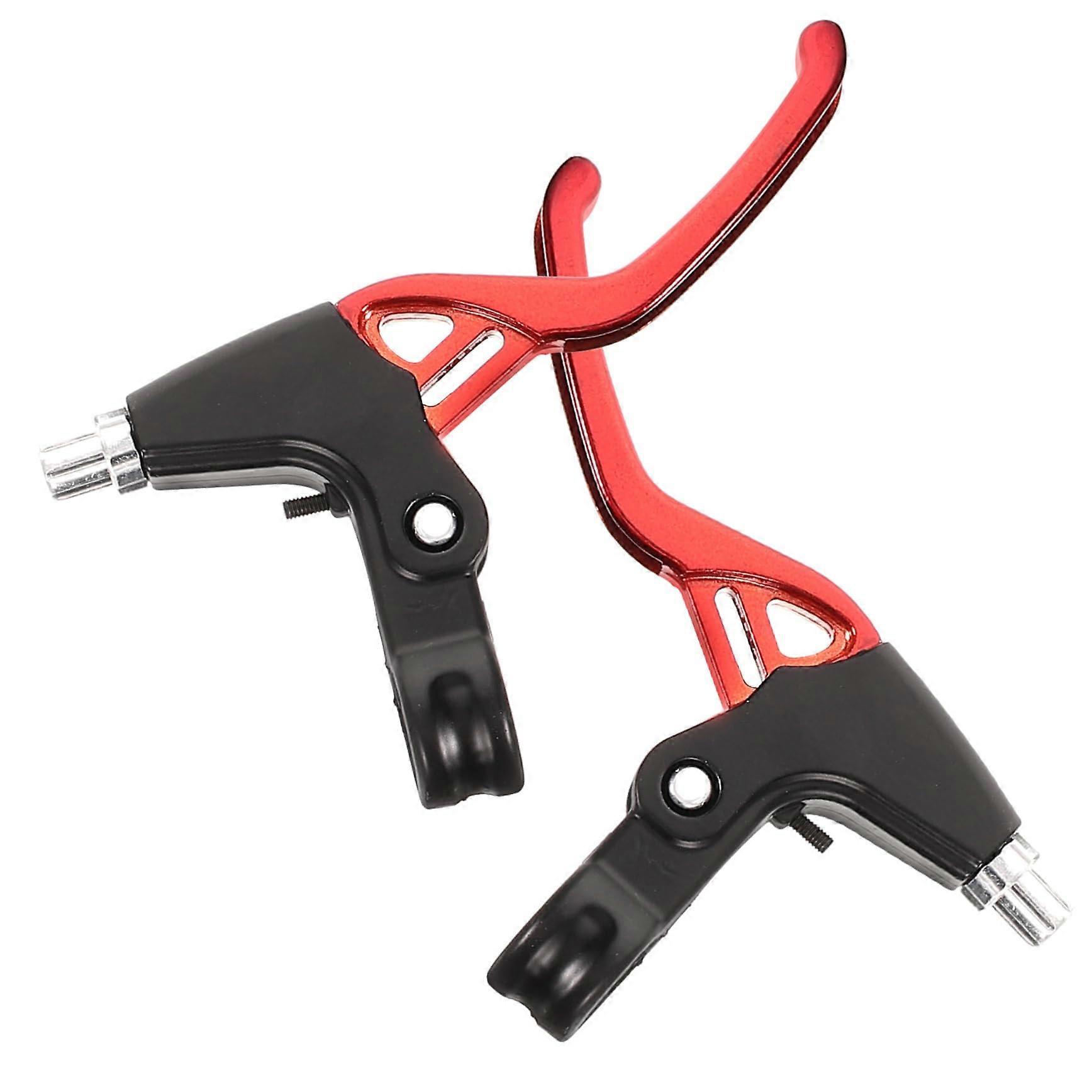 1 pair bicycle brake levers compatible lightweight and compact brake levers for mountain bikes and road bikes high braking performance design split