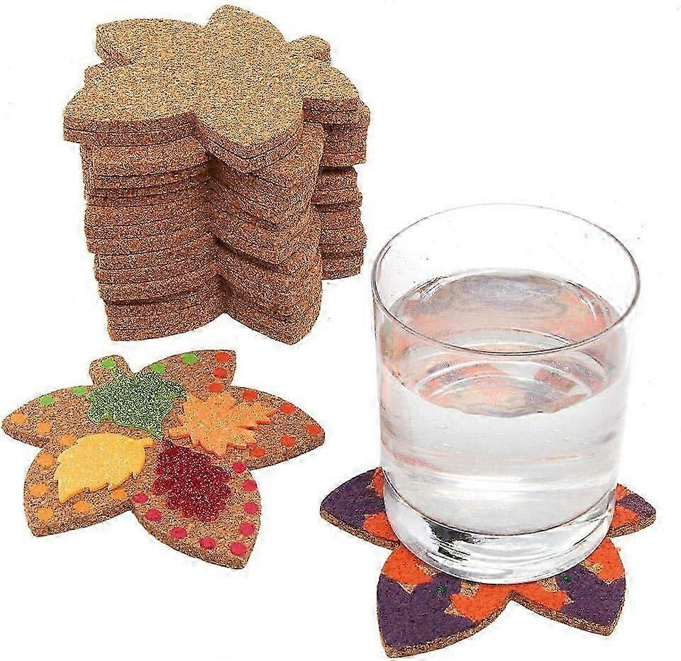 バレンタインや母の日の工芸品のための30ハートコルクコースターの大パック