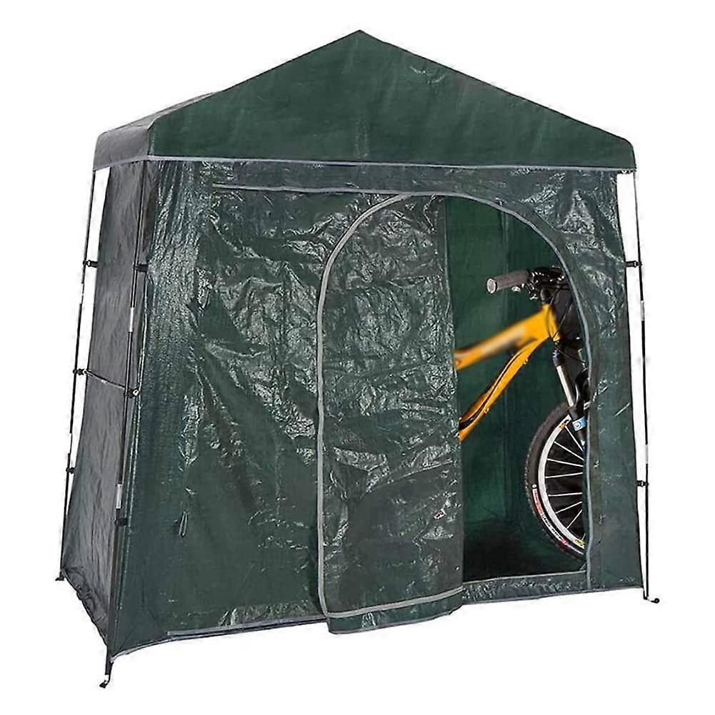 Bicycle Tent Portable Outdoor Storage Shed for Motorcycles, Space Saving Design, Weather Resistant Material, Easy Setup