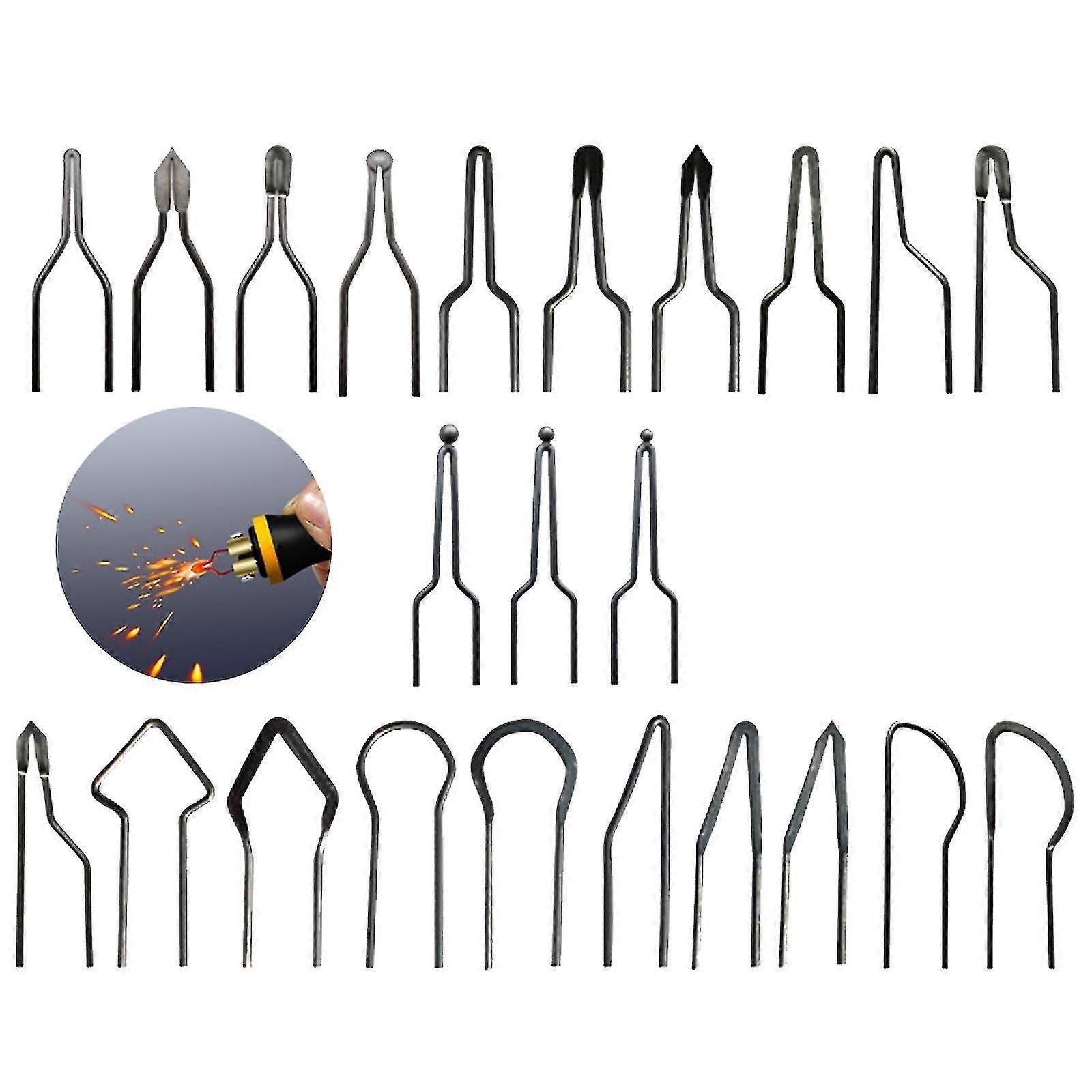 23 stykker Pyrografi tips, Pyrography Wire tips, Justerbar Pyrography Tips Kit, Professional