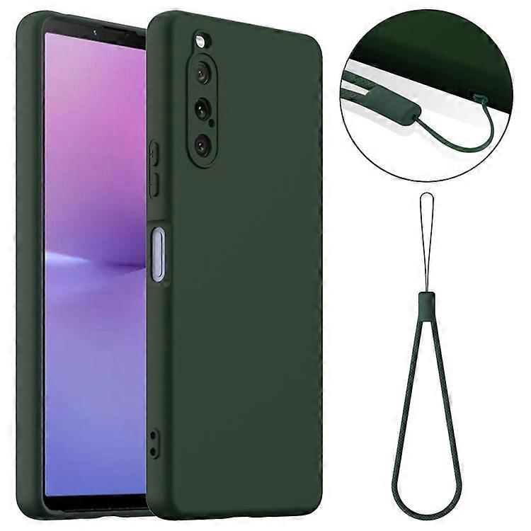Kompatibel fr Sony Xperia 10 V Hlle Kompatibel mit MagSafe Handyhlle aus  flssigem Silikon mit Schlsselband | Fruugo DE