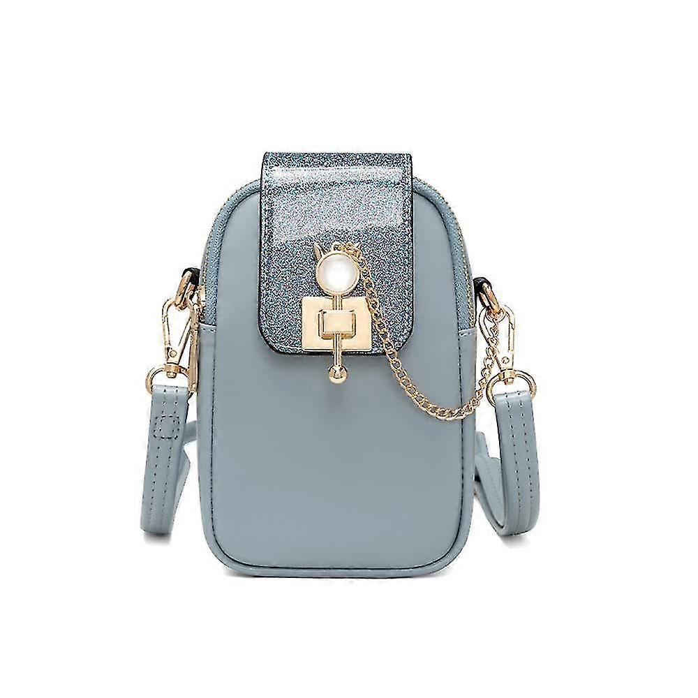 ジッパー付き女性用クロスボディミニ電話バッグ - 学生のための小さなショルダーバッグ