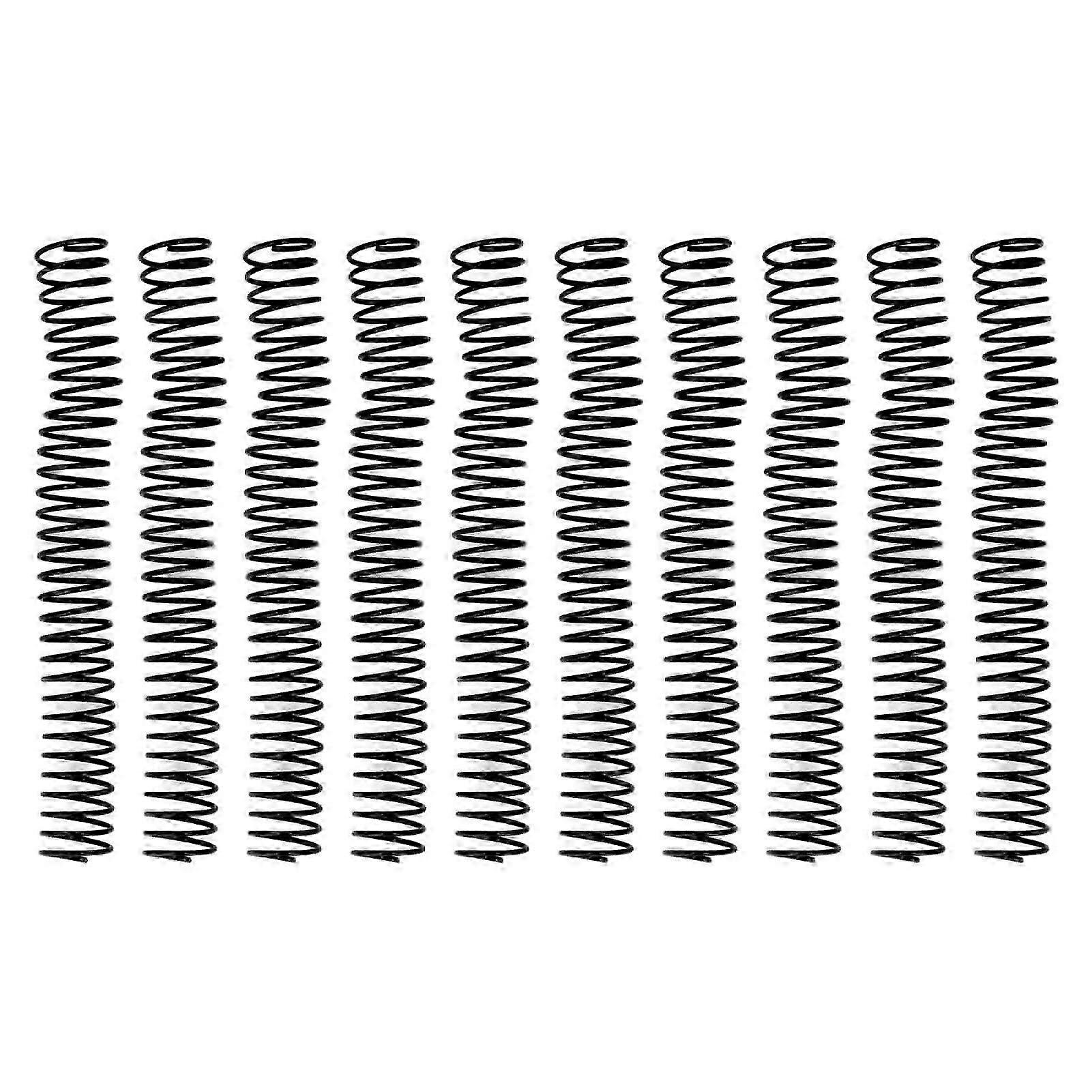 10Pcs Spiral Binding Coil Large Capacity Spine Comb 29mm Inner Diameter 30 Holes Set Kit 2025