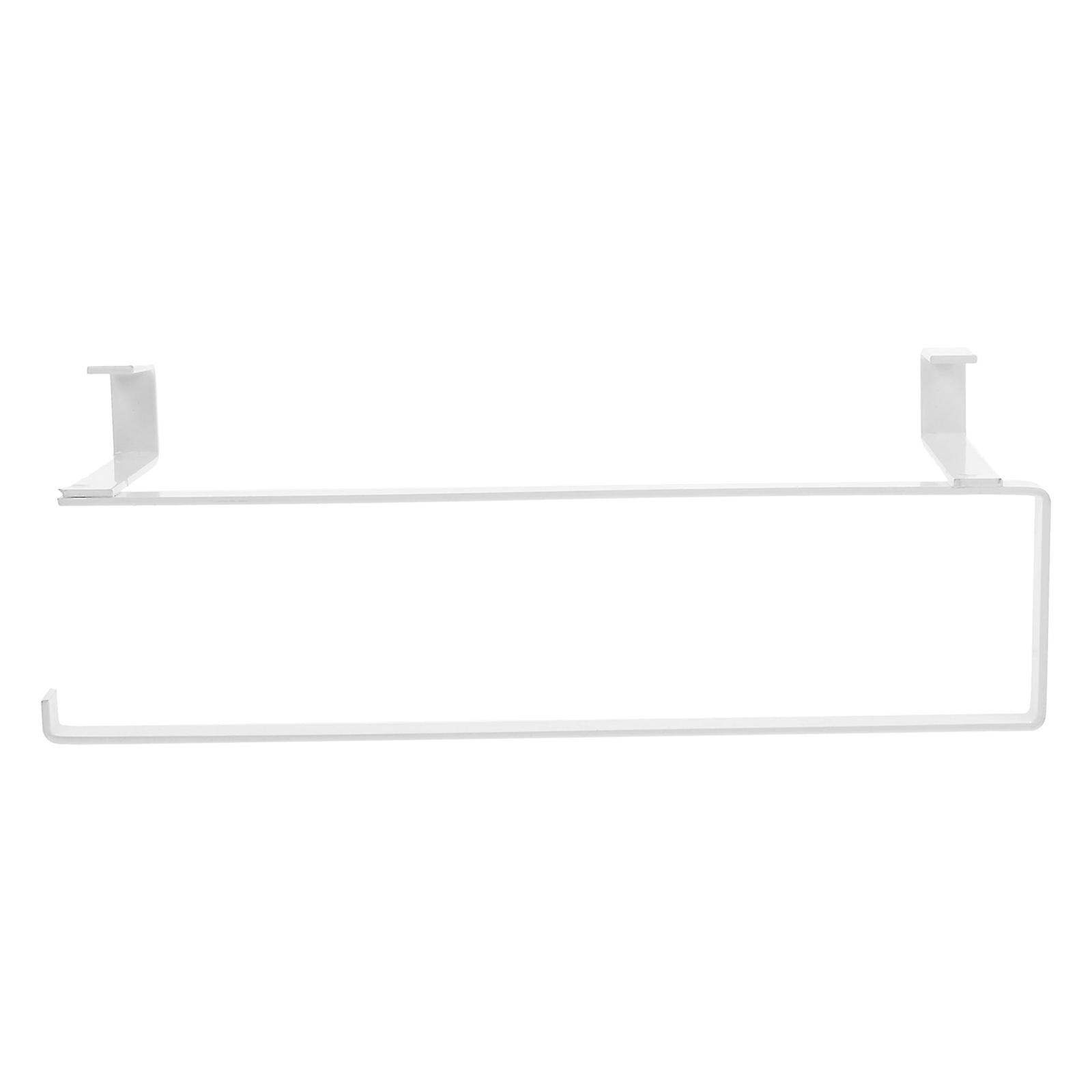 Paper Towel Holders Counter Paper Towel Holder Stand Up Hanging Aprons Rectangular Shape White Use 1Pcs