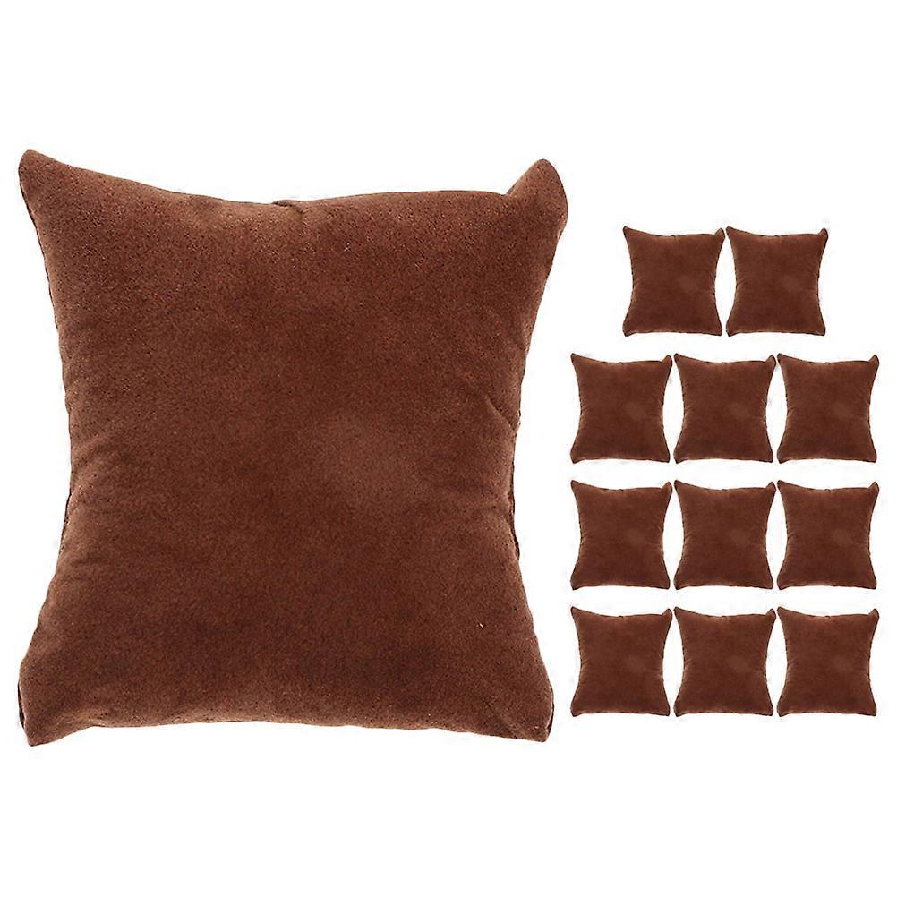 15 Pcs Velvet Jewelry Display Cushions, Small Watch Pillows for Bangles & Bracelets, Scratch Resistant Holders for Organizing & Showcasing Accessories