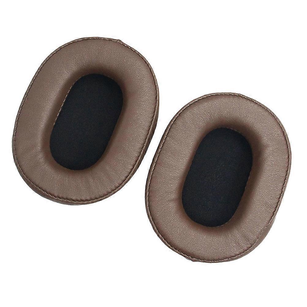 Headset Earpads Ear Cups Cover Repair For Msr7 Artificial Leather Daily Use Brown 1Pair