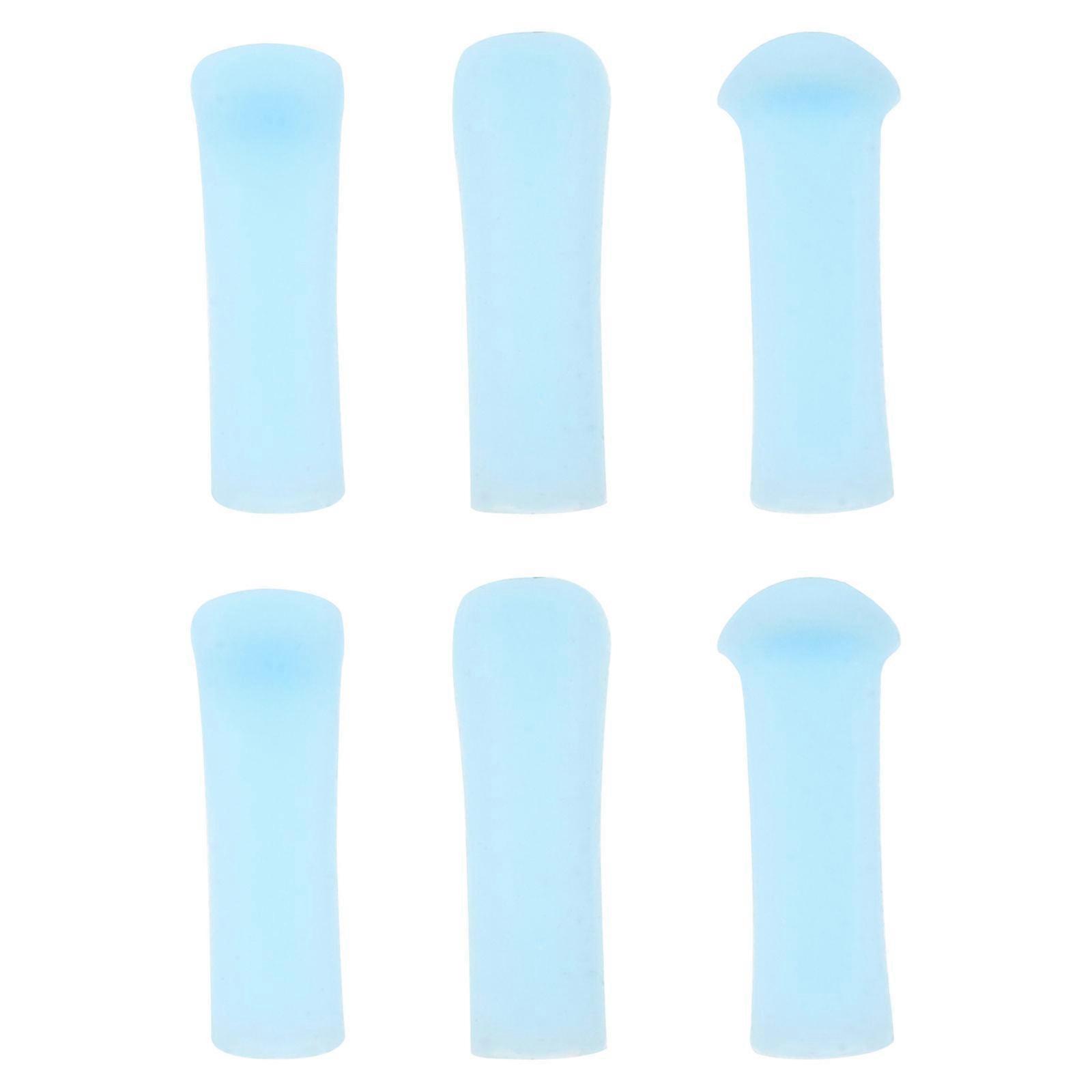6pcs Replaceable Soft Earwax Removal Tips for Safe and Convenient Ear Cleaning – Practical Spoon Design for Family Use
