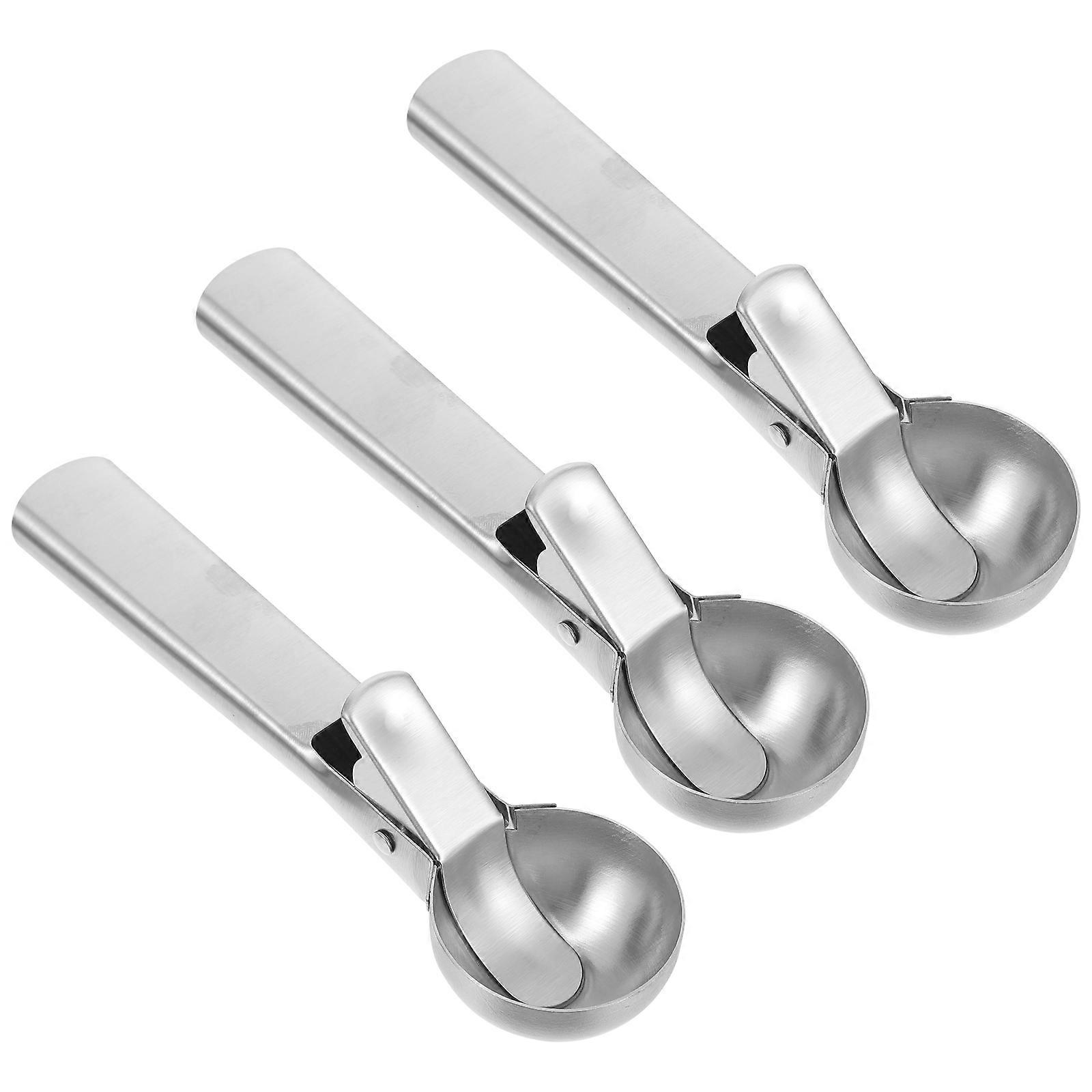Ice Cream Dipping Tool Stainless Steel Antifreeze Handle Cooks 18X5X5CM 3Pcs