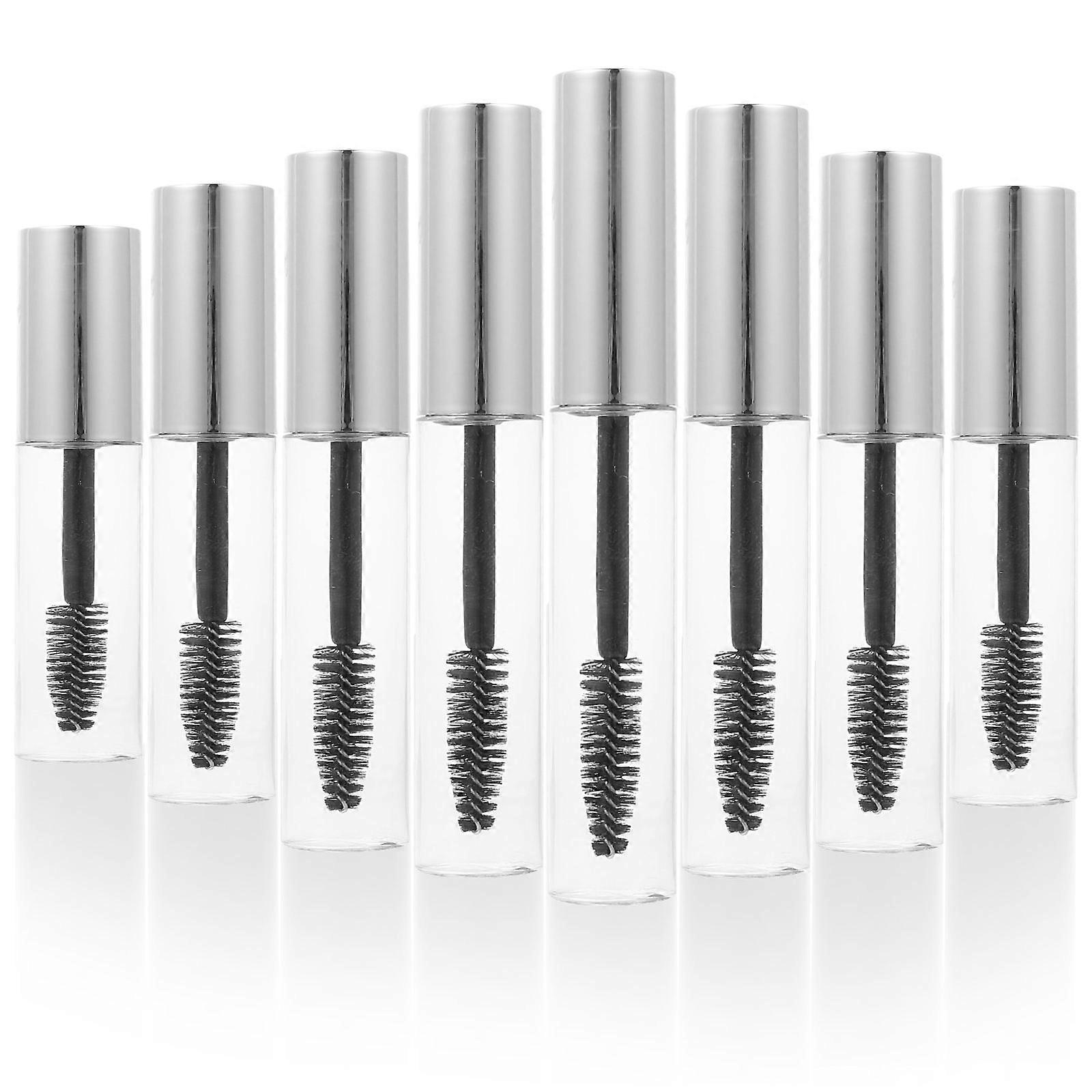 Refillable Eyelash Tubes Cosmetic Tool Cylindrical 10ml Storage 8Pcs