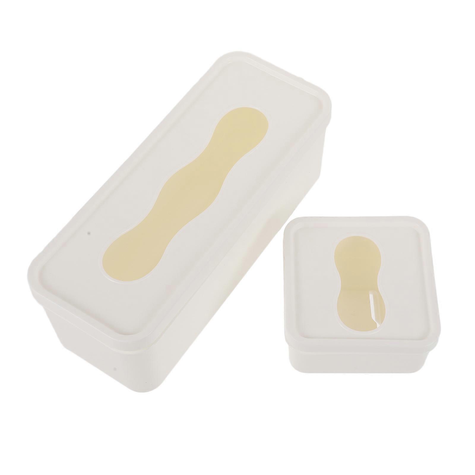 Wallmounted Garbage Bag Cases No Punching Containers Gloves Boxes (White)