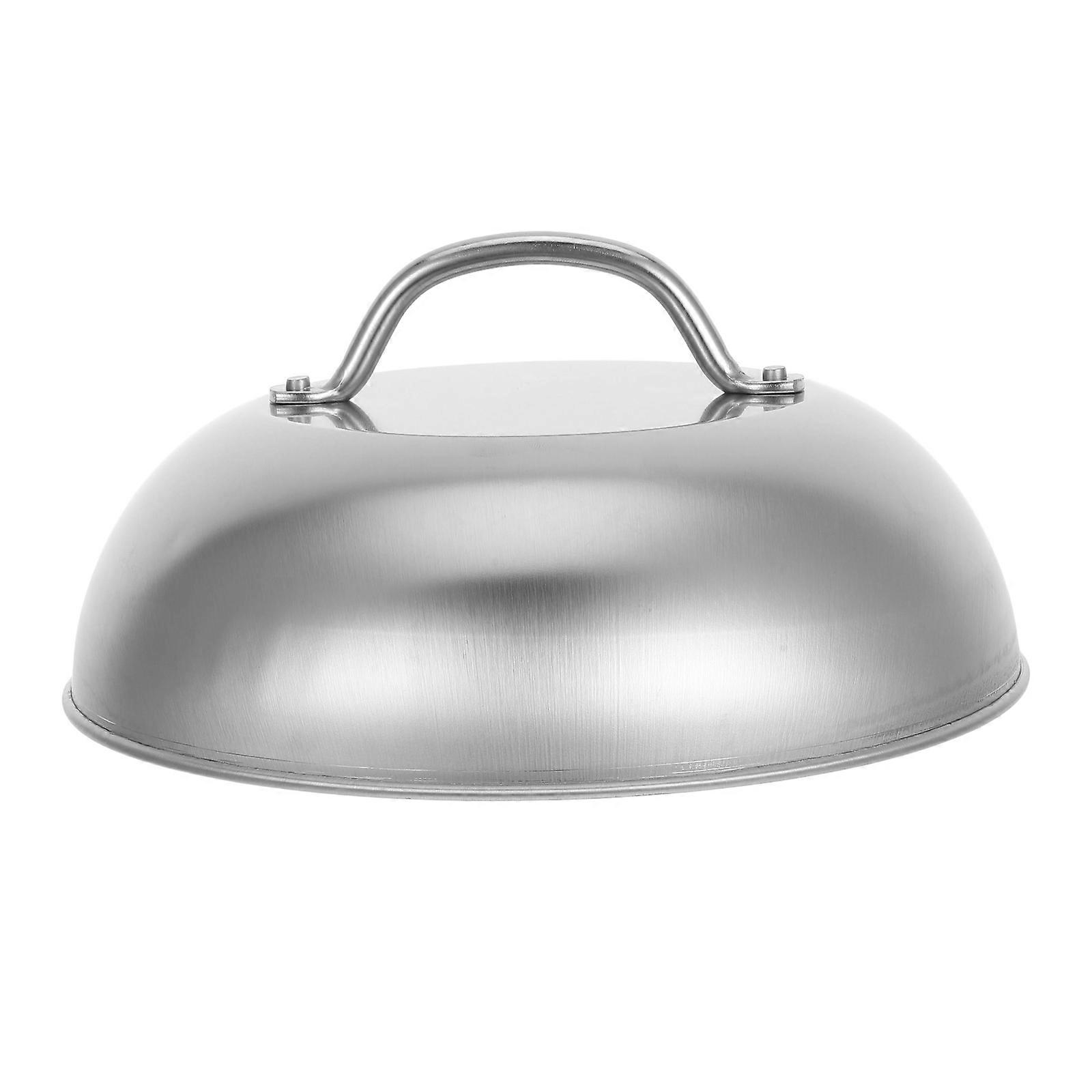 ラウンドステンレススチールバスティングカバー保温保護シールドアウトドア愛好家用1パック