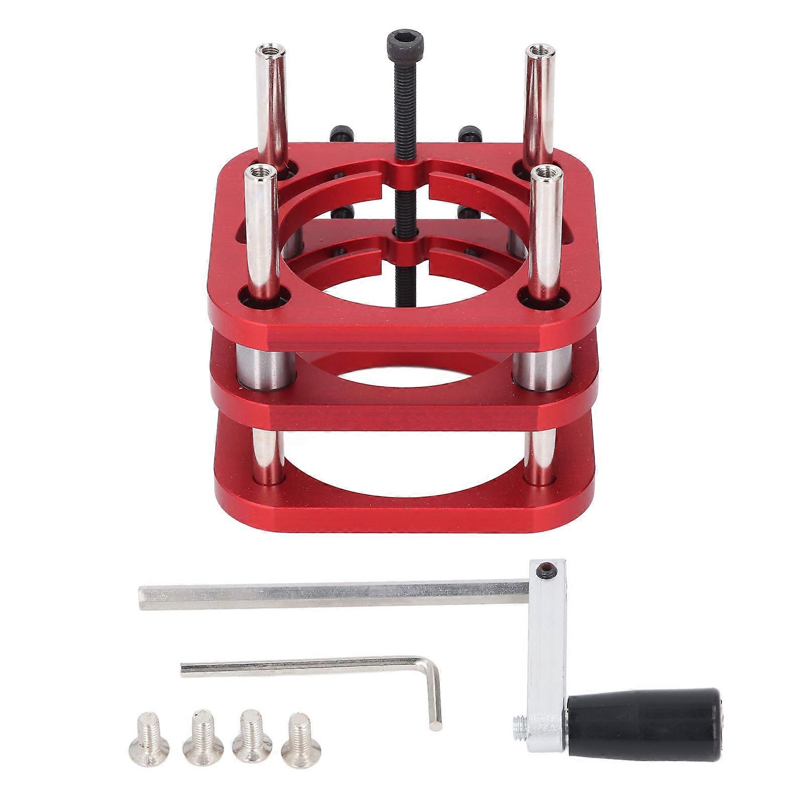 Aluminum alloy router table base, 51mm maximum lifting height, crank handle