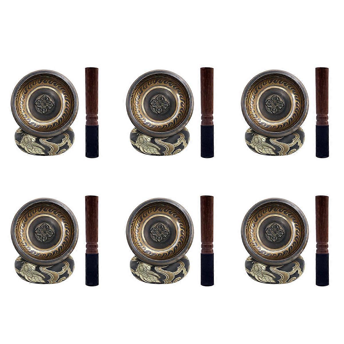 Tibetan Singing Bowl Set with Dual End Stroker Cushion