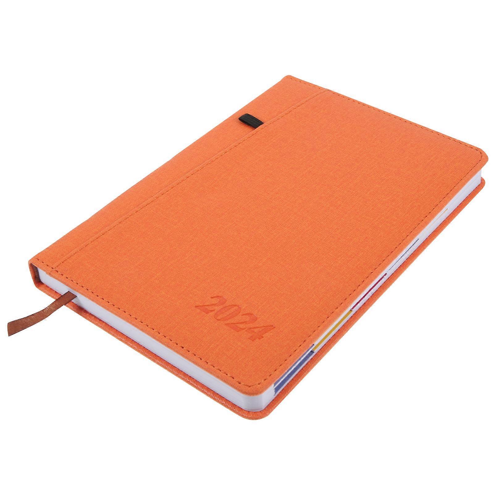 Daily Academic Planner Notebook – Portable Office Organizer Handbook with Days Cover Design