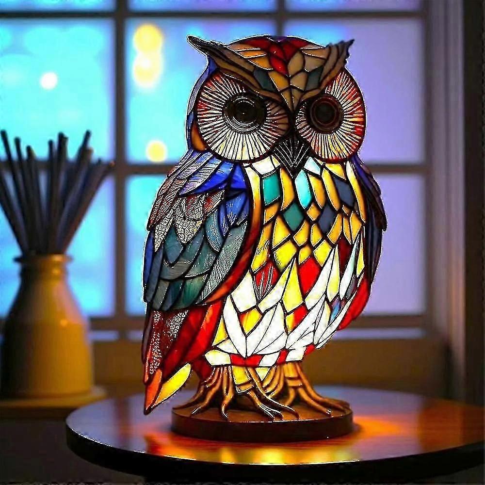 3d Animal Table Lamp Series Stained Glass Stained Night Light