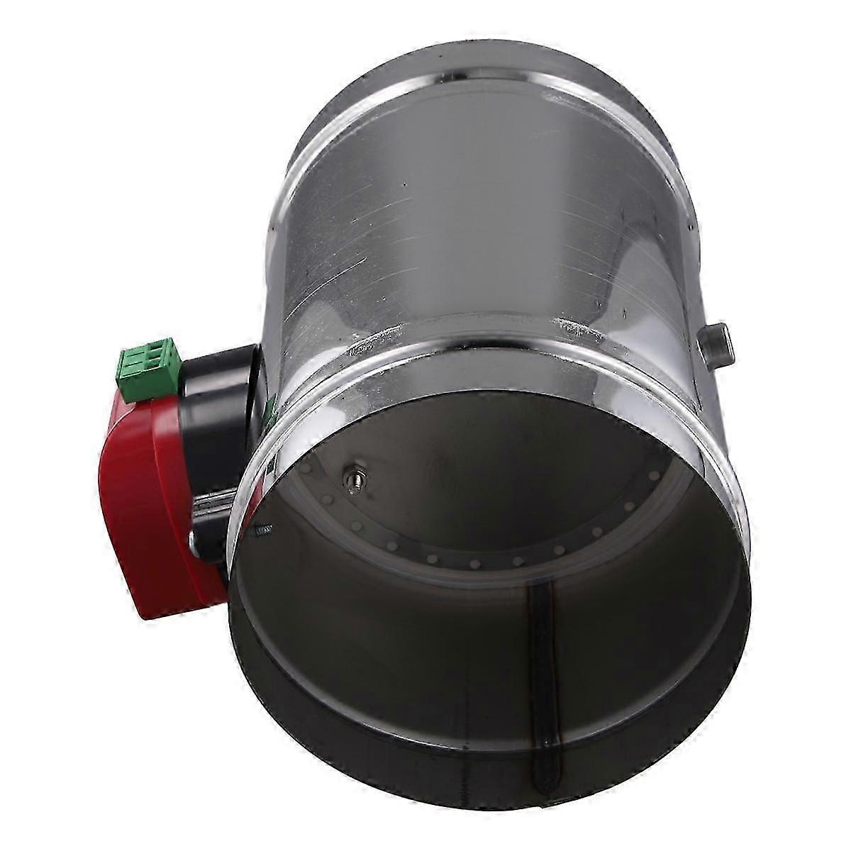 125mm ηλεκτρικός αεραγωγός βαλβίδων HVAC αποσβεστήρων αεραγωγών ανοξείδωτου μηχανοποιημένος AC220V αποσβεστήρας αέρα