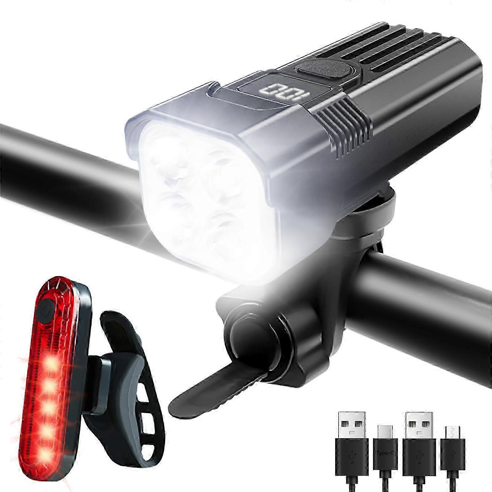 Versatile Bicycle Lighting Kit for Enhanced Visibility During Nighttime Cycling Adventures