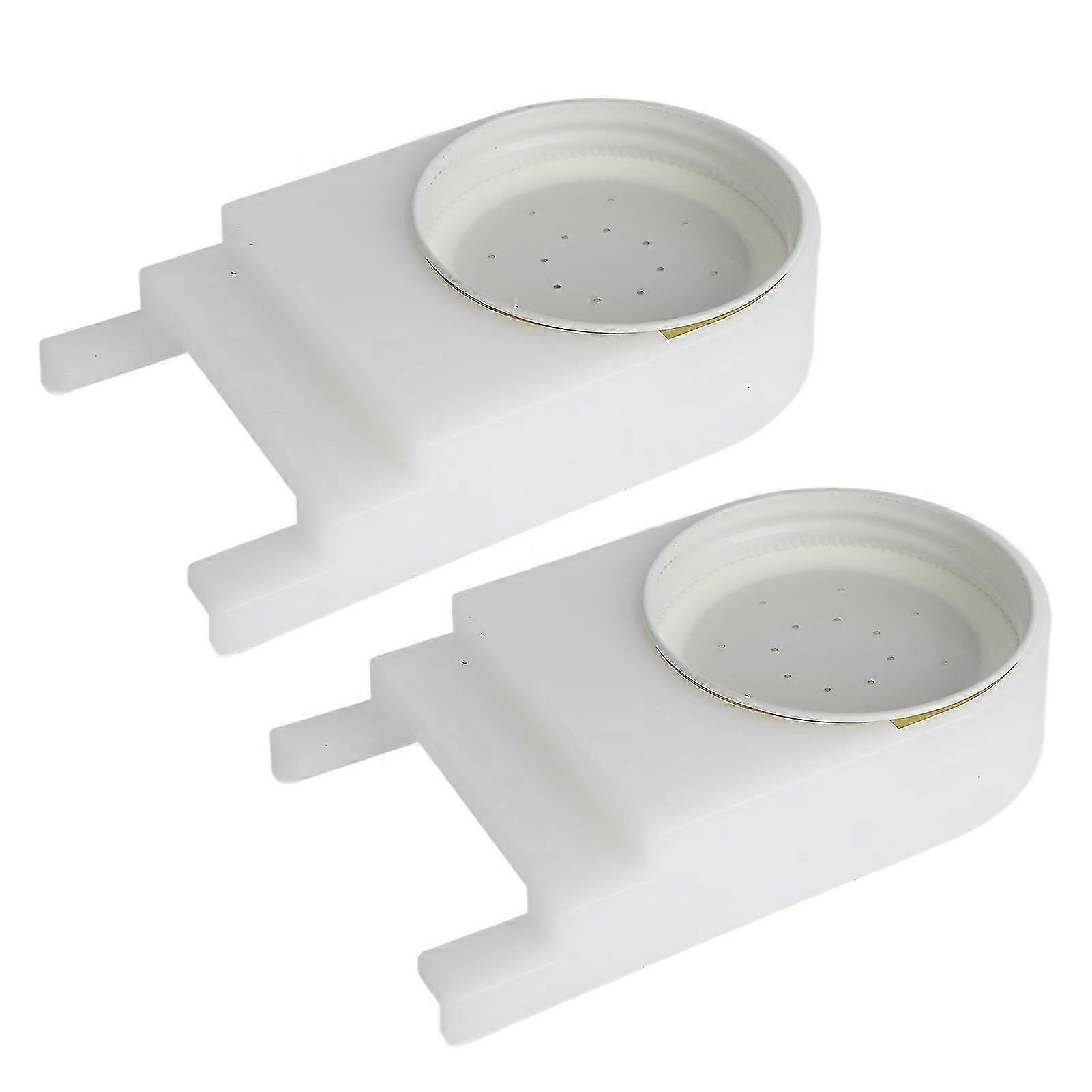 2Pcs Bee Feeder Box Entrance Water Sugar Drinker Lid for Feeding Bees