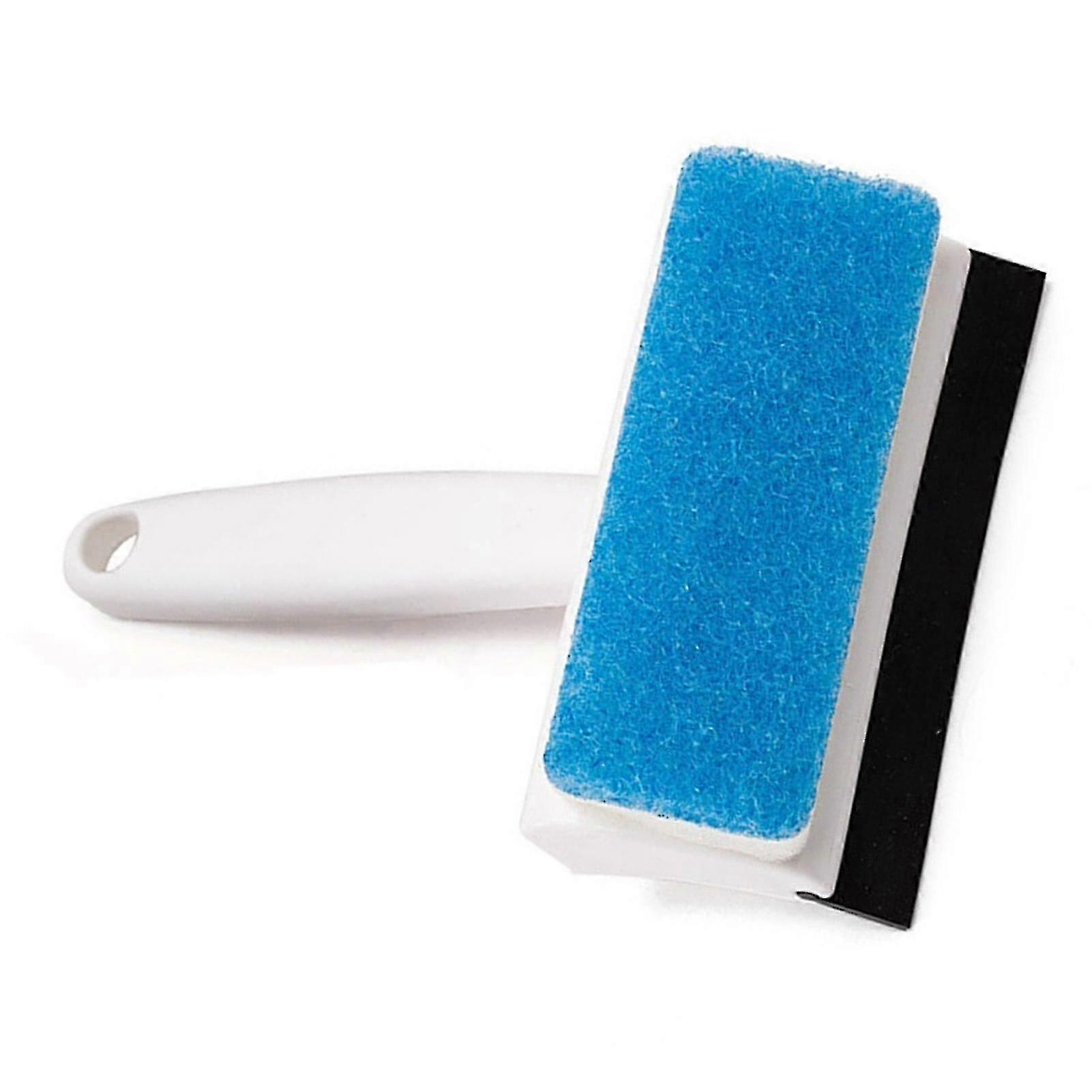 Dual-Sided Shower Squeegee Window Cleaner Brush with Comfortable Grip for Bathroom Mirrors