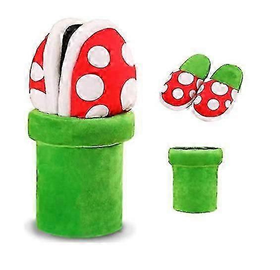 Piranha Plants Plush Funny Slippers