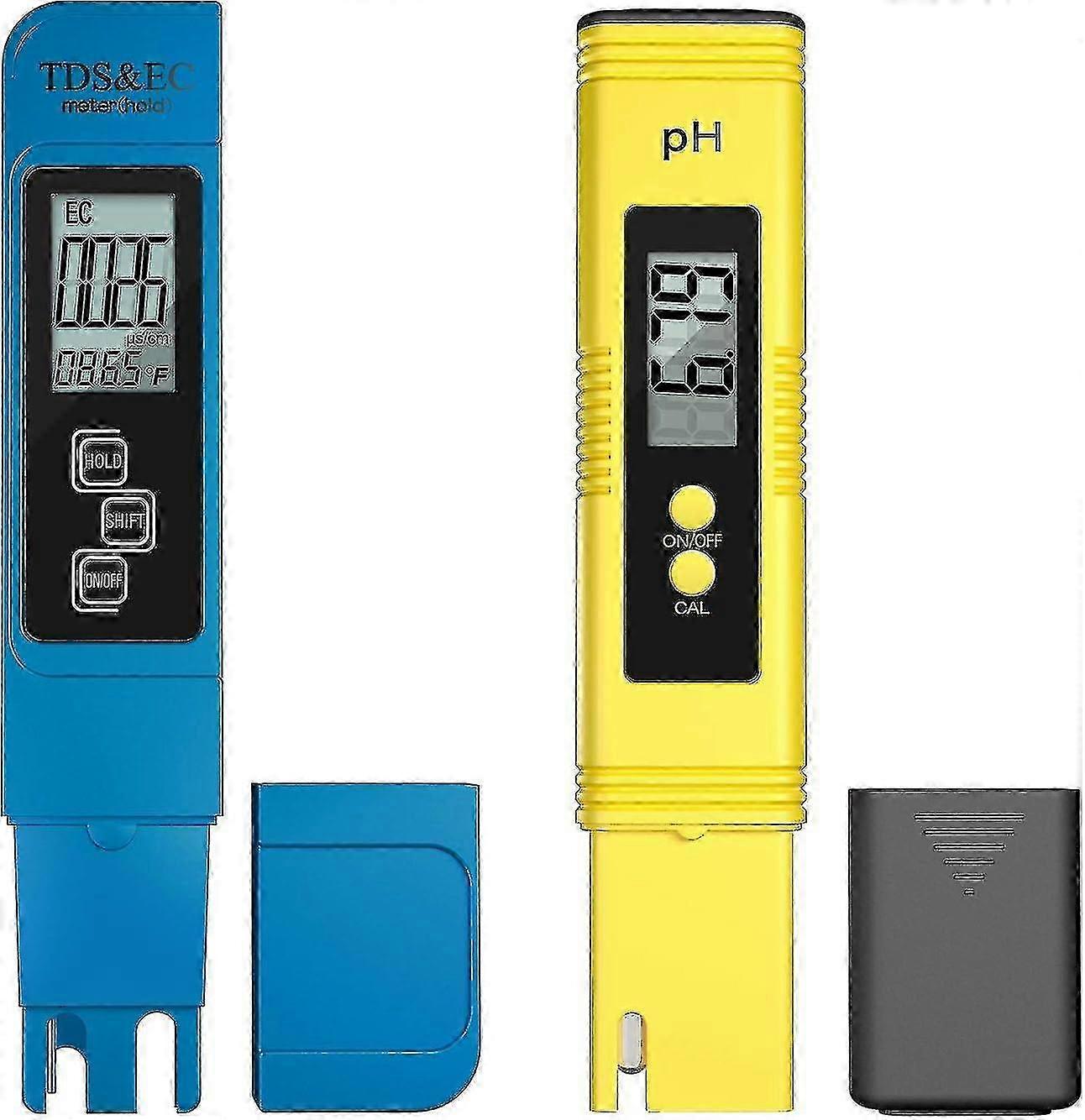 4-in-1 Water Testers for Indoor and Drinking Water - High Accuracy Pen Type pH Meter with TDS, EC, and Temp Features