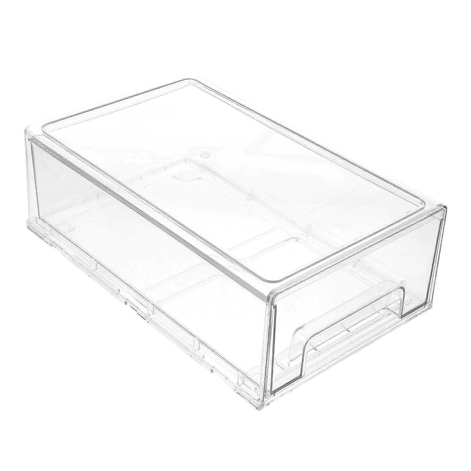 Socks Organizer For Drawer Desk Organizer Tray Polished Surface Storage For Dormitory Use 13.4×8.3×4.3in 1Set