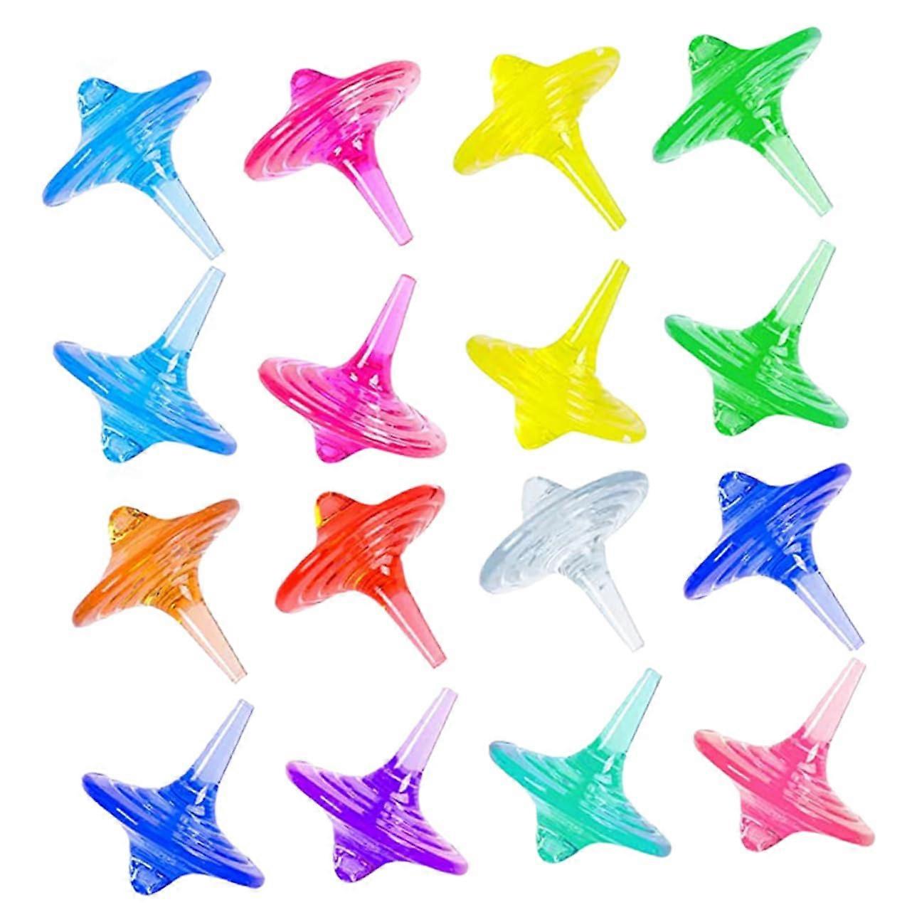 Educational Toy for Children 20-Piece Acrylic Spinner Set for Cognitive Development