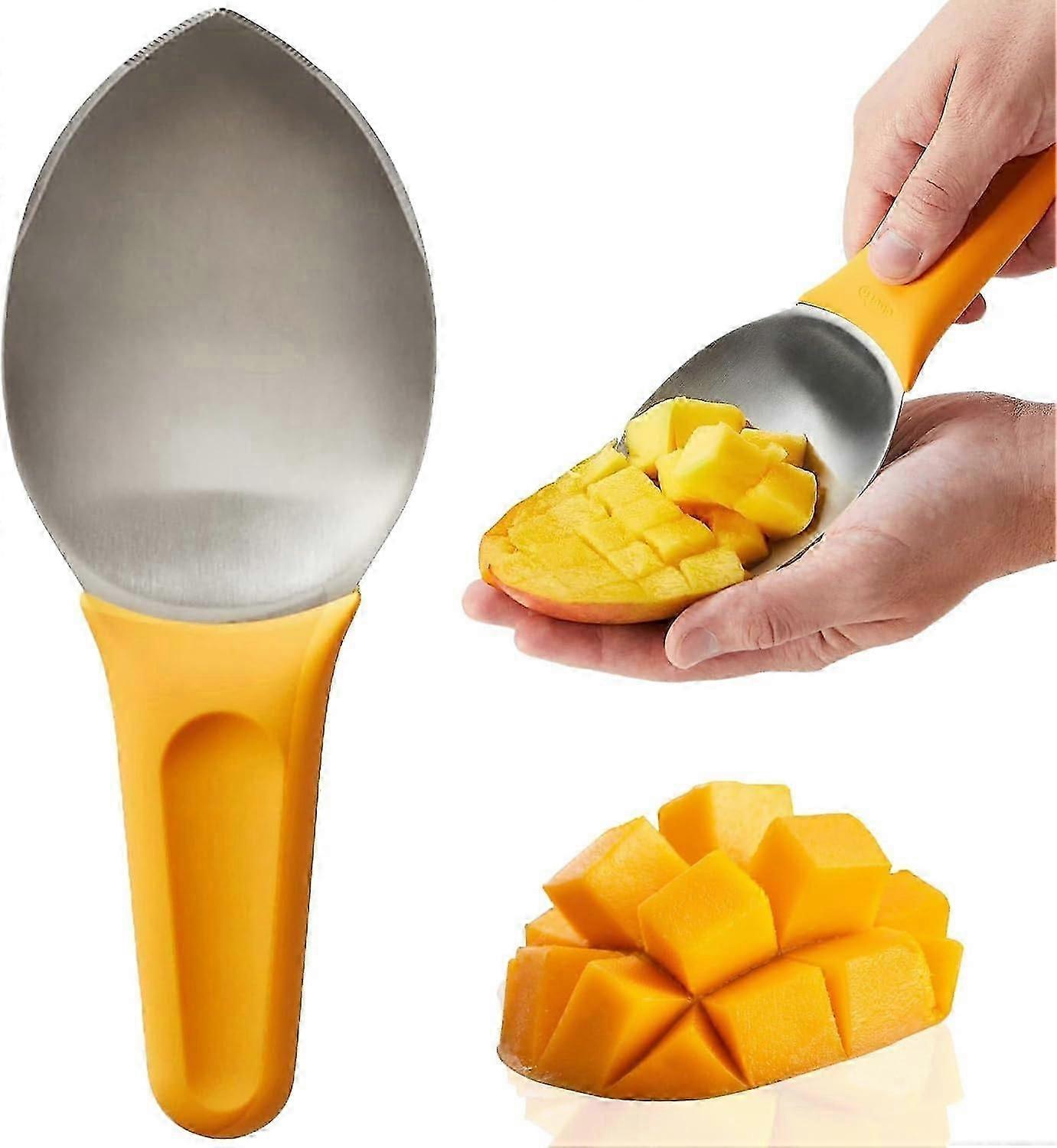 Mango Slicer, Mango Cutter Tool Watermelon Cutter Slicer Tool, Mango Splitter Fruit Slicer Cutter Pitter With Non-slip Handle Fruit Tools