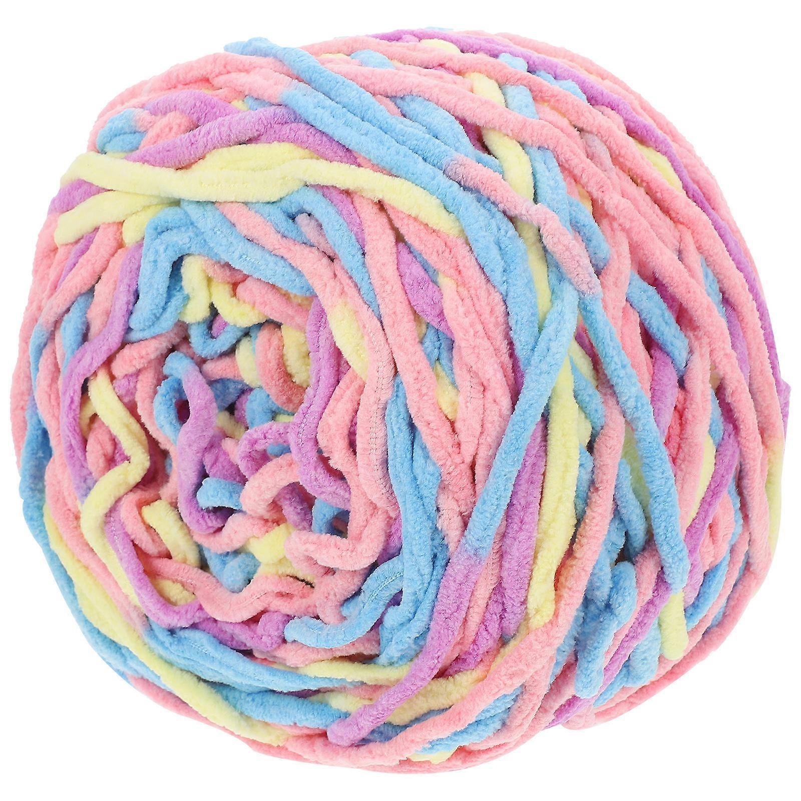 Replaceable Crocheting Yarn Crewel Yarn For Blankets Polyester 5.50X5.11X4.72in 1 Roll