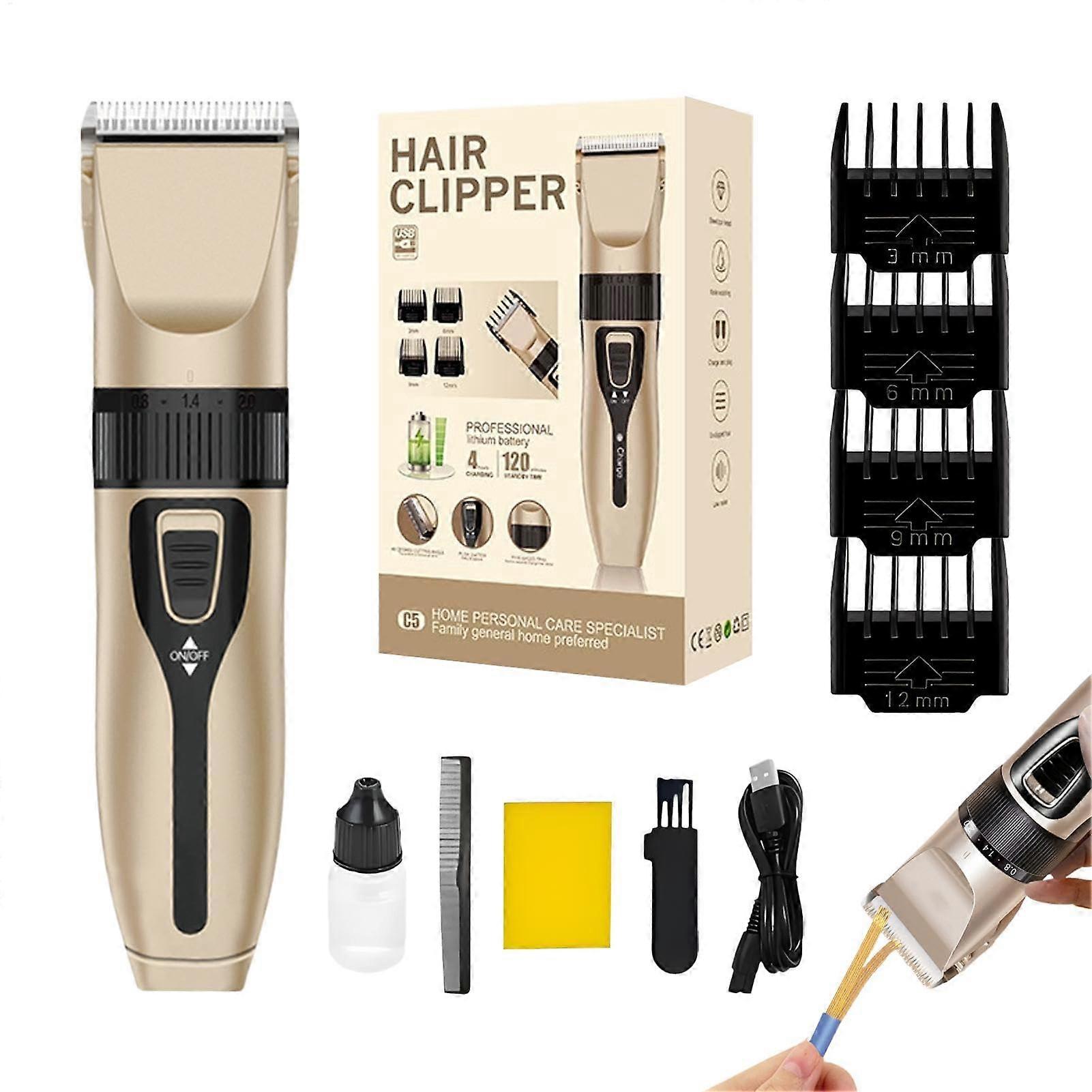 Professional Clippers and Trimmer Set, Electric Razor Shavers, Rechargeable Beard Trimmer Cordless
