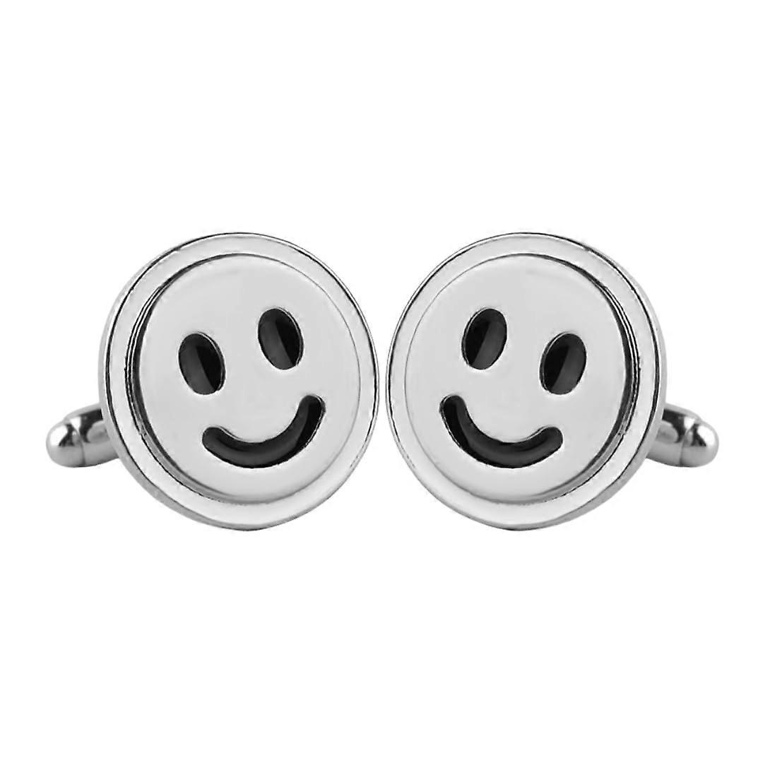 Men's Cufflinks 1 Pair Smiling Cufflinks Cufflinks For Men With French Suit
