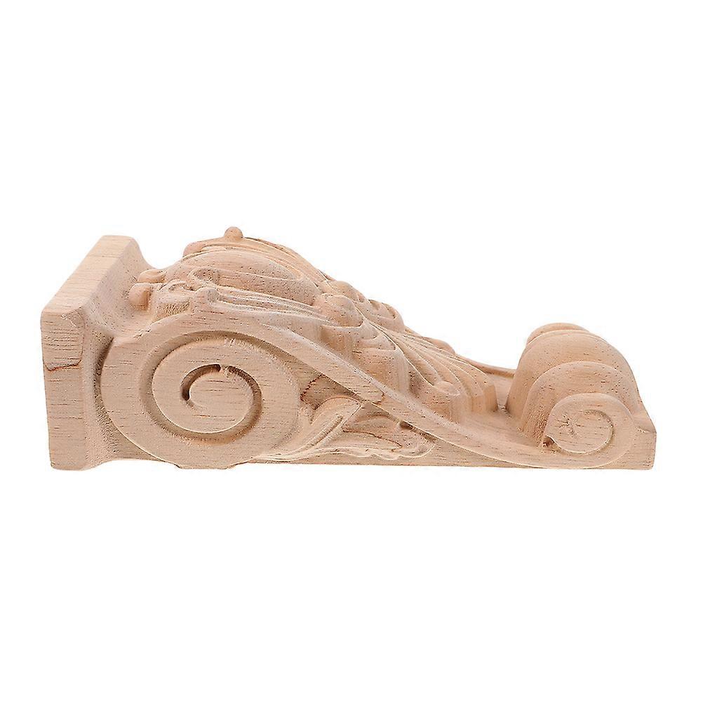 European Style Wood Carved Corbels, Durable Solid Wood Decorative Appliques for Doorways, Villas, Hotels – Elegant Design for Living and Dining Spaces
