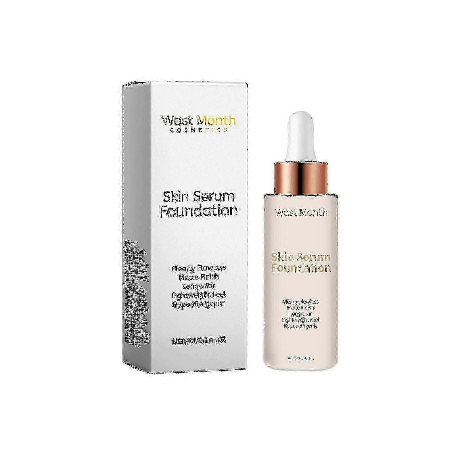Moisturizing Liquid Foundation, Long-Lasting Long-Lasting Moisturizing Light Skin Care Liquid Foundation