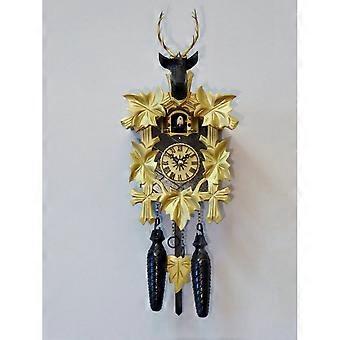 Engstler - 522/5/14_QM - Kuckucksuhr - Quarz - Nussbaum - mit Musik - 30 cm