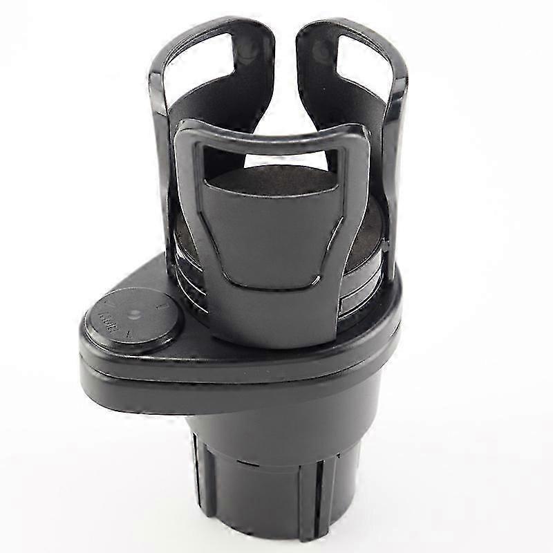 2-in-1 Car Cup Holder Expander  Adjustable Universal Organiser for Drinks & Storage