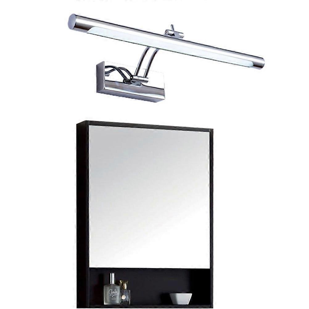 Wall Lamp Silver LED Mirror Headlight Easy Install Modern Mirror Headlight for Home Use