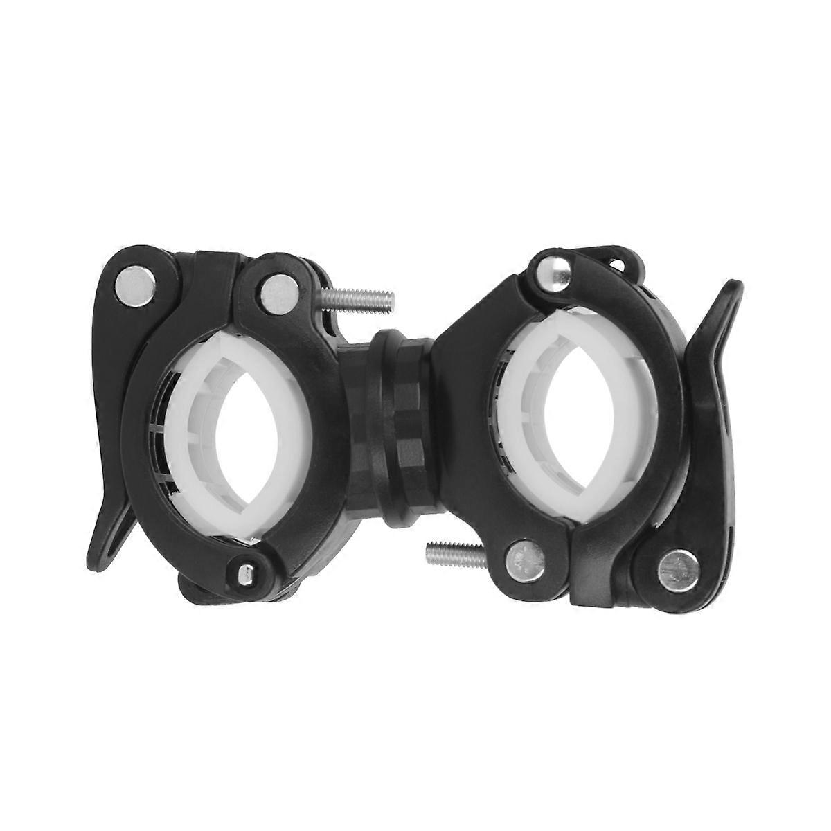 Bike Flashlight Holder for Handlebar with 360 Degree Rotation Quick Release Clamp Made of Strong