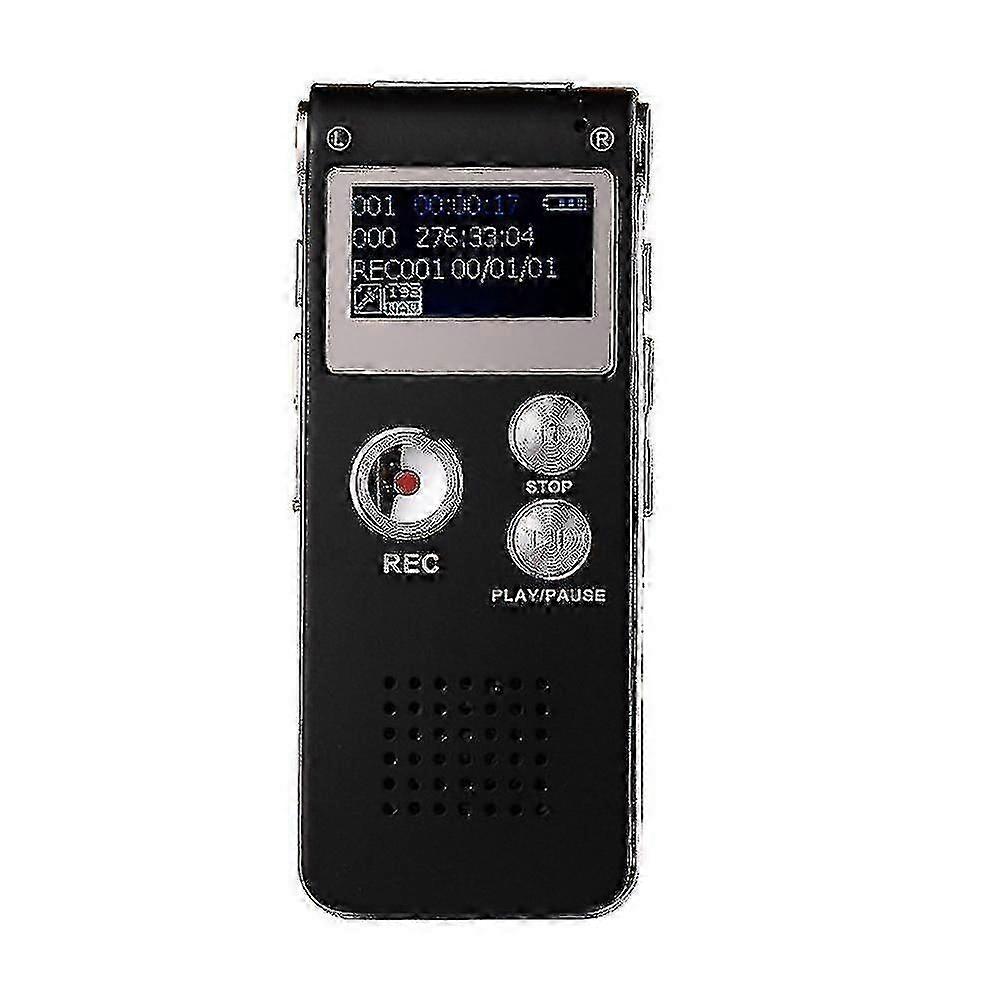 Digital Voice Recorder Voice Activated Recorder For Lectures, Meetings, Interviews 8gb Audio Recorder Mini Portable Tape Dictaphone With Playback, Usb