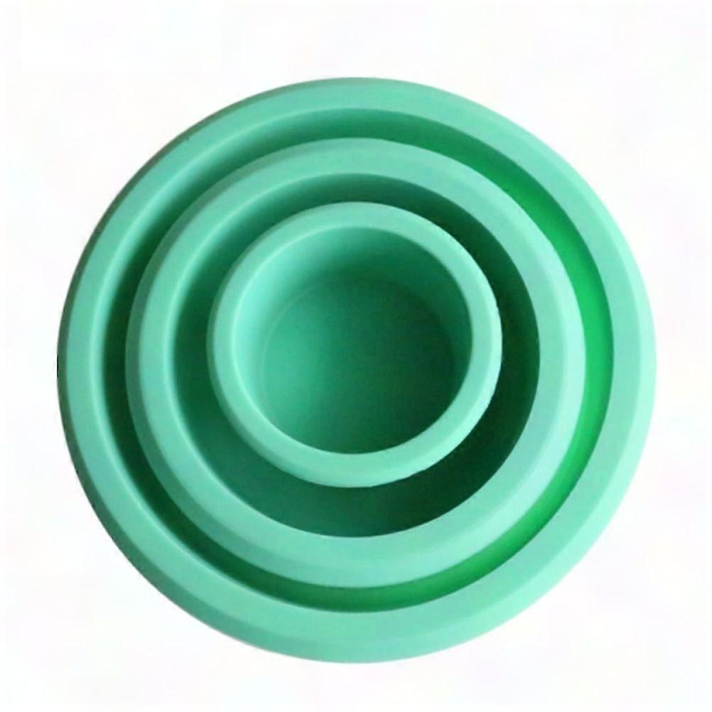 Silicone Round Cake Mold 3 Layer Non Stick Baking Pan Easy Demoulding