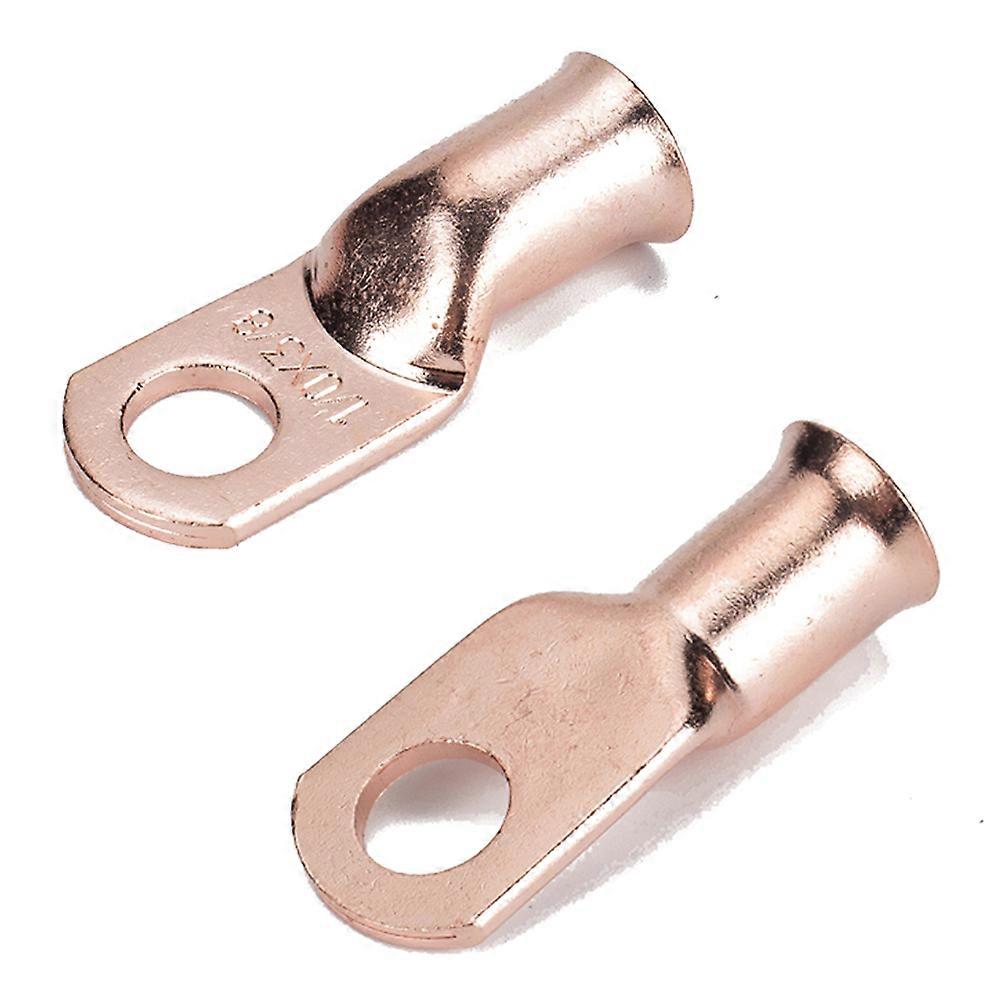 Wire End Connector Tubular Ring Terminal Connectors Electrical Conductivity Cable Connection 50Pcs