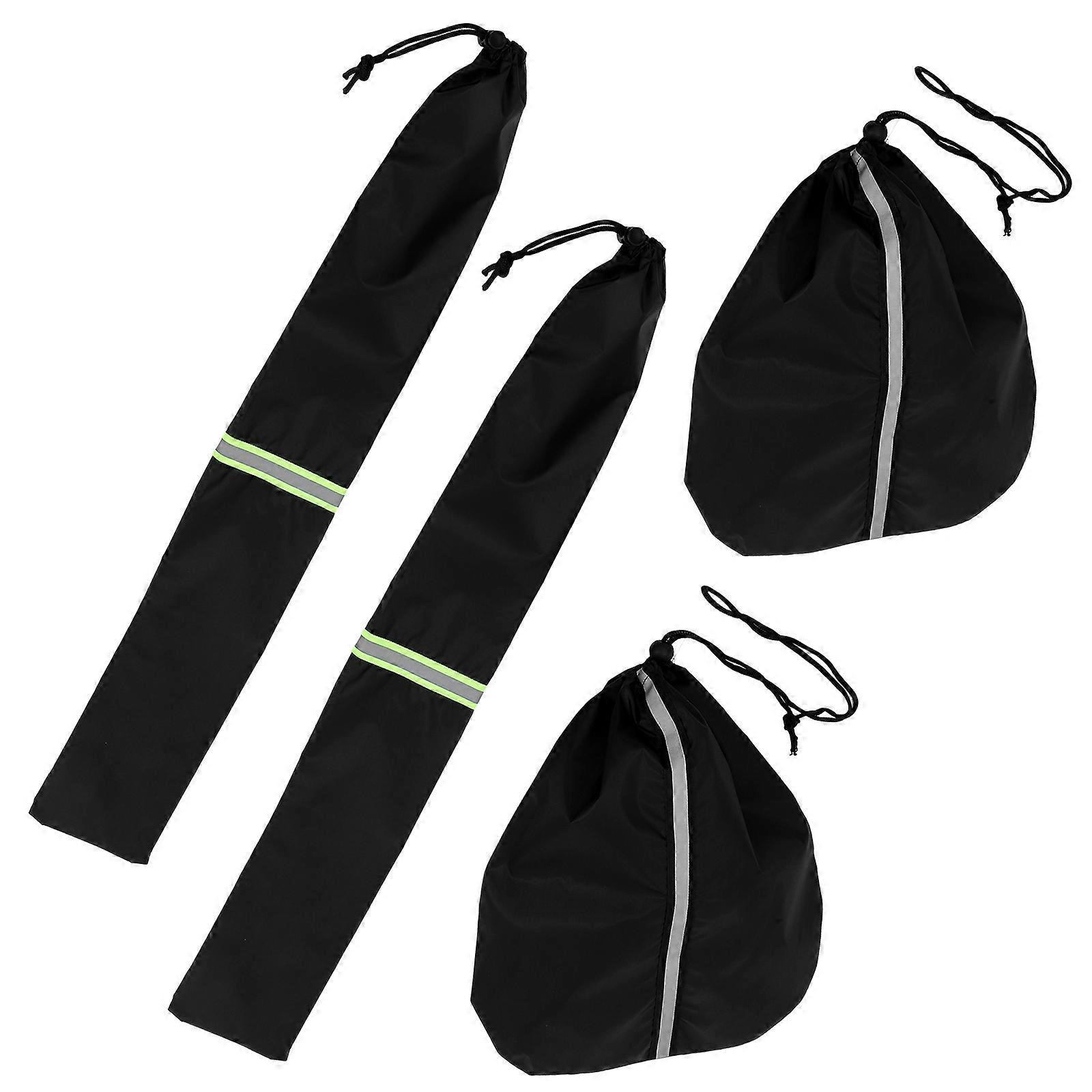 1 Set Universal Car Side Window Mirror and Windshield Wiper Covers Reflective Snow Covers
