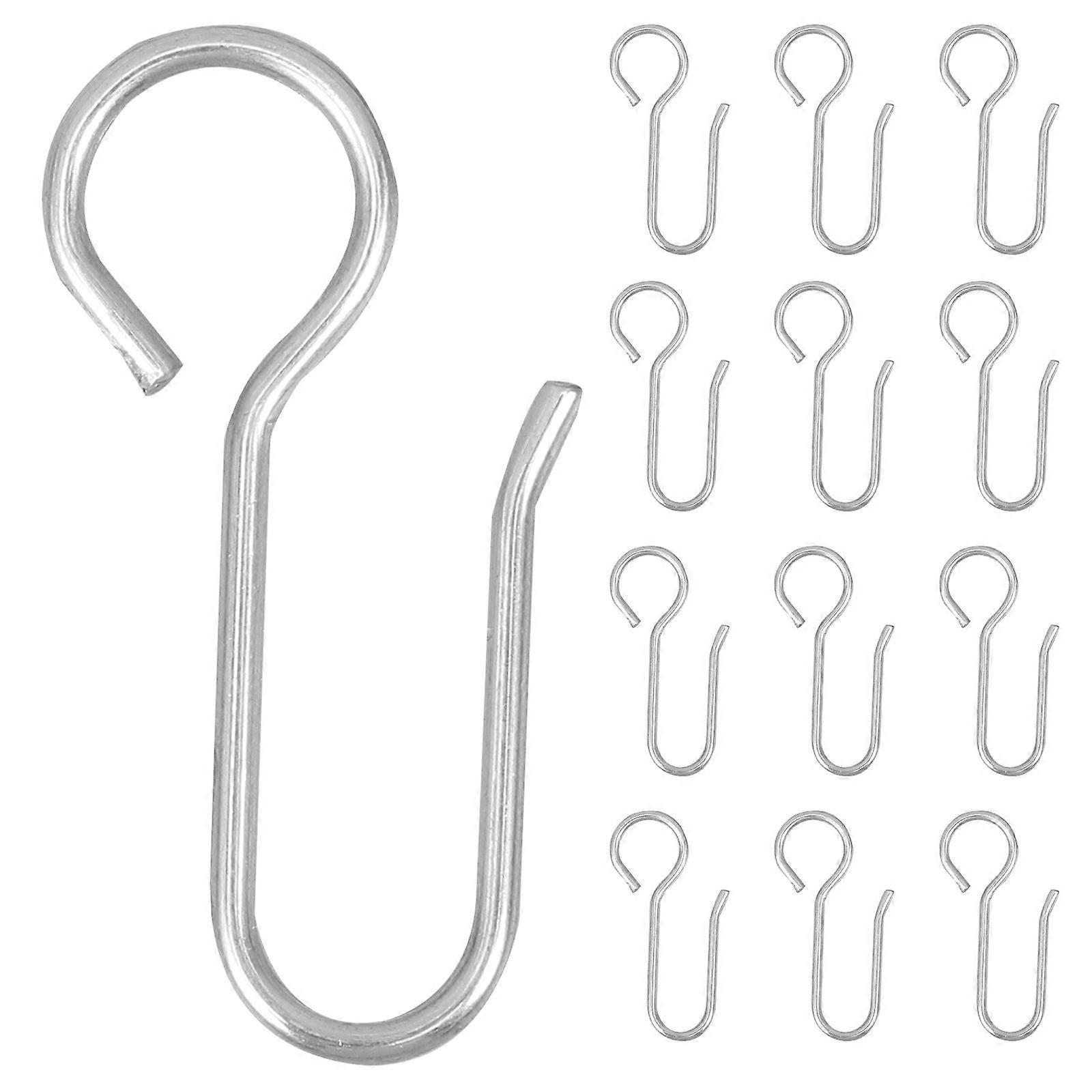 60pcs Curtain Track Hook Replacement Drape Curtain Wire Hook Curtain Supply
