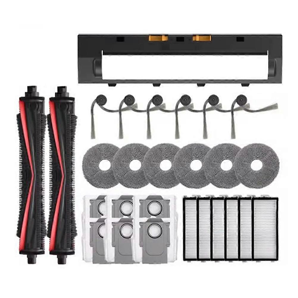 For Roborock G30 Space/Saros Z70 Vacuum Cleaner Spare Parts TriCut Brush Side Brush Dust Bag Filter Mop Main Brush Cover