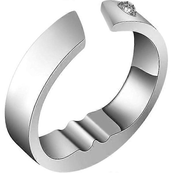 Anti-snoring ring, steel acupressure solution against snoring, anti-snoring device, sleep breathing acupressure