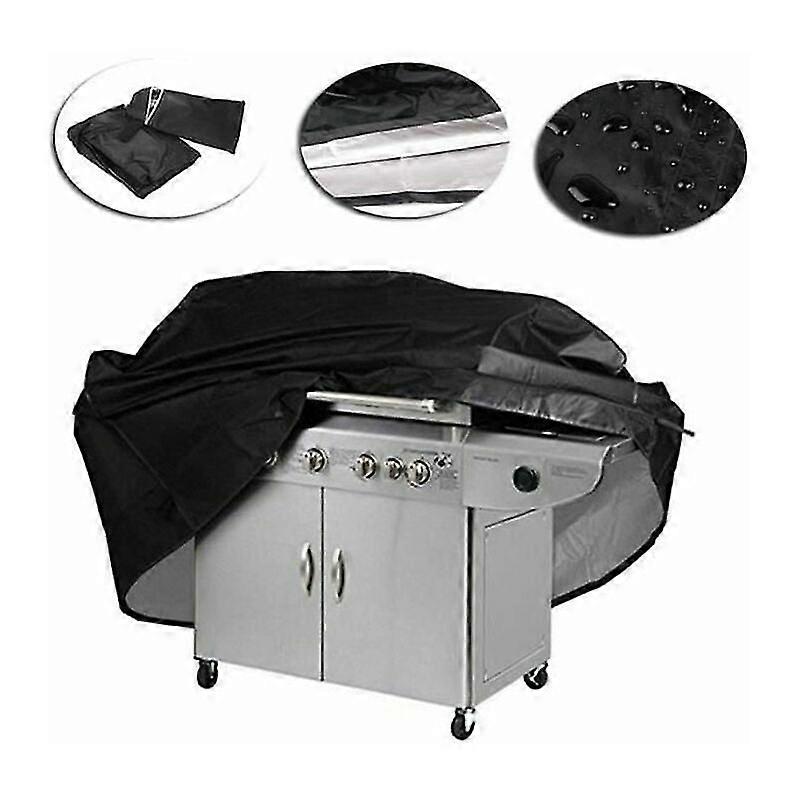 Grillabdeckung Schwarz Grillabdeckung 170 x 61 x 117cm