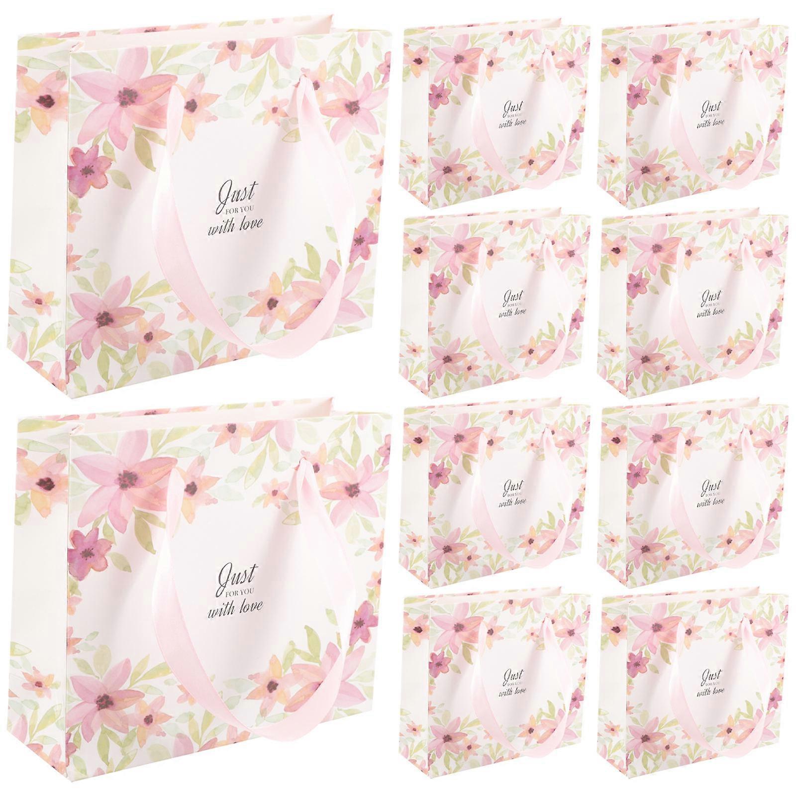 Multi Color Cardboard Gift Bags 20Pack For Mother'S Day And Everyday Use Storage And Decoration
